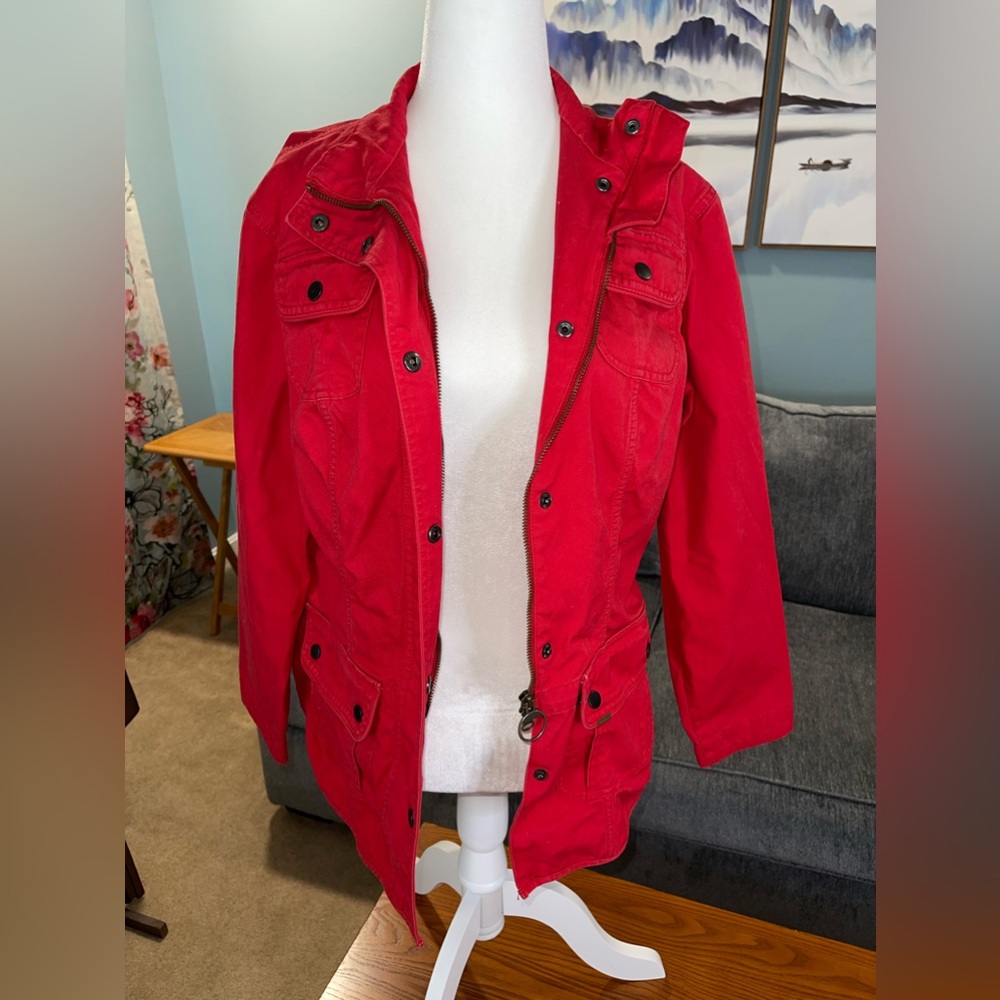 Red Women’s Size Medium/Large Barbour Jacket